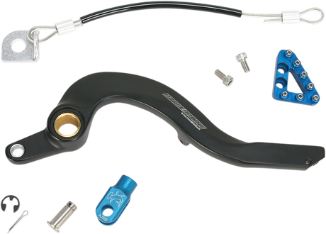 MOOSE RACING Brake Pedal - Blue - Yamaha 82-0222-21-22 - Cycle City Outdoors