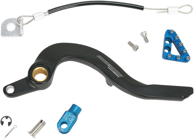 MOOSE RACING Brake Pedal - Blue - Yamaha 82-0222-21-22 - Cycle City Outdoors