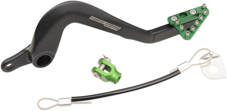 MOOSE RACING Brake Pedal - Green - Kawasaki 82-0343-21-33 - Cycle City Outdoors