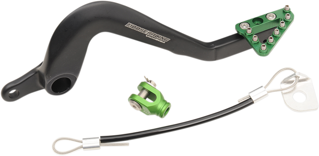 MOOSE RACING Brake Pedal - Green - Kawasaki 82-0343-21-33 - Cycle City Outdoors