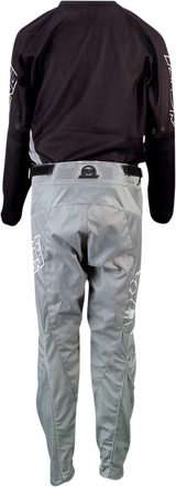 MOOSE RACING Youth Agroid Mesh Jersey - Black/Gray - Small 2912-1993 - Cycle City Outdoors