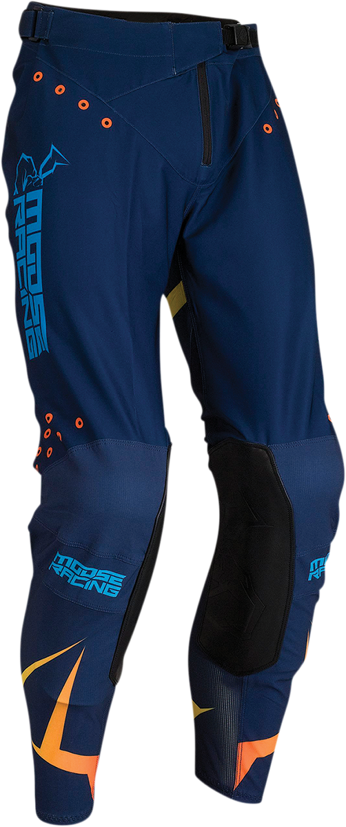 MOOSE RACING Agroid Pants - Navy/Orange - 30 2901-9265 - Cycle City Outdoors