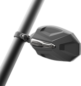 SEIZMIK Mirror - Photon - Side View - Oval - Black/Silver - 1.75" 56-18107
