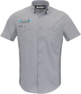THROTTLE THREADS Drag Specialties Vented Shop Shirt - Gray - 4XL DRG31ST26GY4X - Cycle City Outdoors