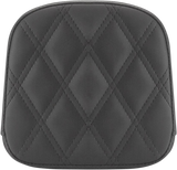 SADDLEMEN Sissy Bar Pad - Lattice Stitched - Black - FL '99-'23 040743