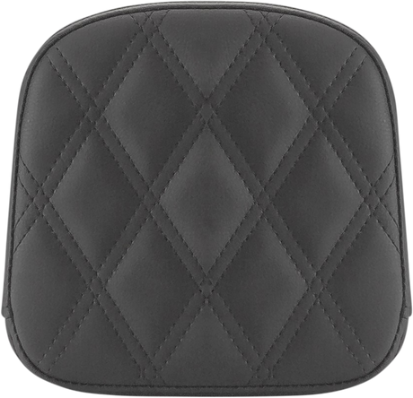 SADDLEMEN Sissy Bar Pad - Lattice Stitched - Black - FL '99-'23 040743