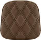SADDLEMEN Sissy Bar Pad - Lattice Stitched - Brown FL '99-'22 040745