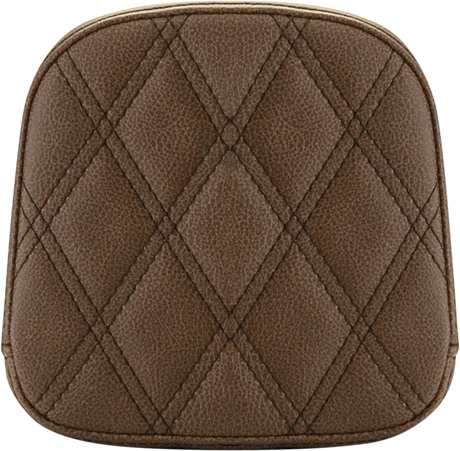 SADDLEMEN Sissy Bar Pad - Lattice Stitched - Brown FL '99-'22 040745