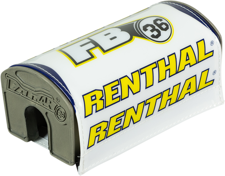 RENTHAL Bar Pad - Fatbar36* - White/Yellow P348 - Cycle City Outdoors