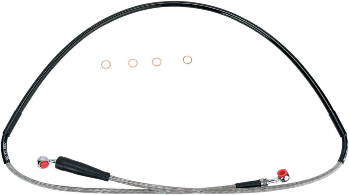 MOOSE RACING Brake Line - Front - Stainless Steel - DR-Z 400 SM S01-1-038/P - Cycle City Outdoors