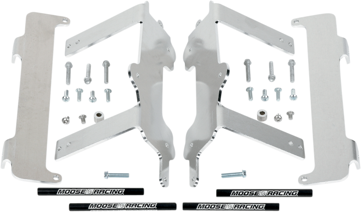 MOOSE RACING Radiator Braces - Silver - Yamaha 11-150 - Cycle City Outdoors