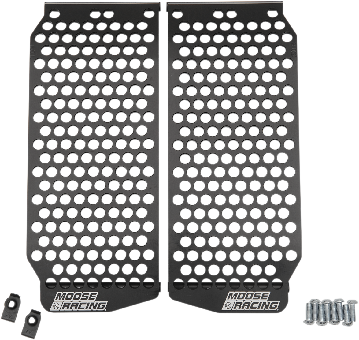 MOOSE RACING Radiator Guards - Black - Yamaha 12-150 - Cycle City Outdoors
