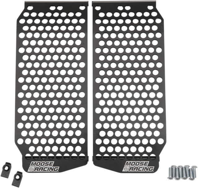 MOOSE RACING Radiator Guards - Black - Yamaha 12-150 - Cycle City Outdoors