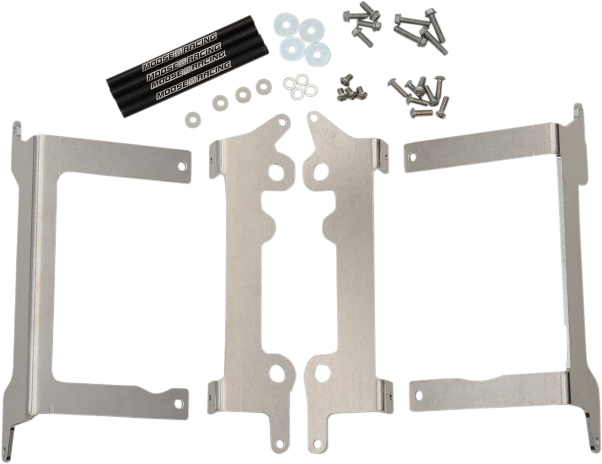 MOOSE RACING Radiator Braces - Silver - Beta 11-402 - Cycle City Outdoors