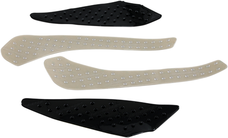STOMPGRIP 55-10-0151H Tank Grips - Volcano - Black/Clear - Suzuki - GS '18-'23 | Street