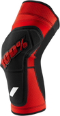 100% Ridecamp Knee Guards - Red/Black - Medium 70001-00010