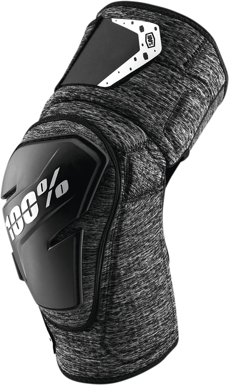 100% Fortis Knee Guards - Heather Gray/Black - L/XL 70007-00004
