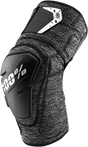 100% Fortis Knee Guards - Heather Gray/Black - L/XL 70007-00004