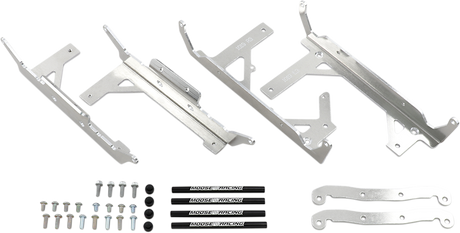 MOOSE RACING Radiator Braces - Silver - Gas Gas/Husqvarna/KTM 11-1019 - Cycle City Outdoors