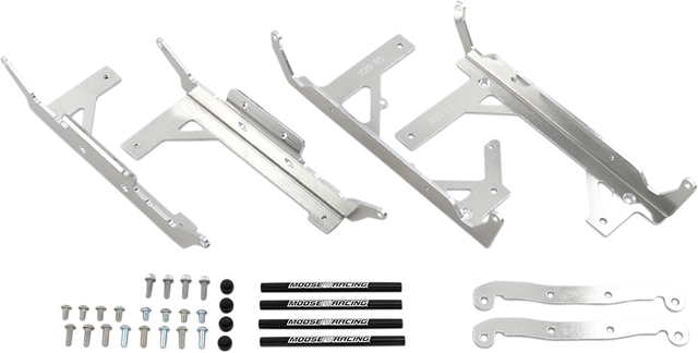 MOOSE RACING Radiator Braces - Silver - Gas Gas/Husqvarna/KTM 11-1019 - Cycle City Outdoors