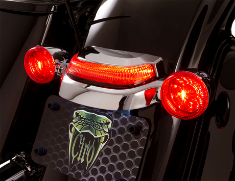 CIRO Taillight - Smoke - Chrome 40153 - Cycle City Outdoors