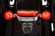CIRO Taillight - Red - Chrome 40173 - Cycle City Outdoors