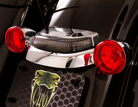 CIRO Taillight - Smoke - Chrome 40153 - Cycle City Outdoors
