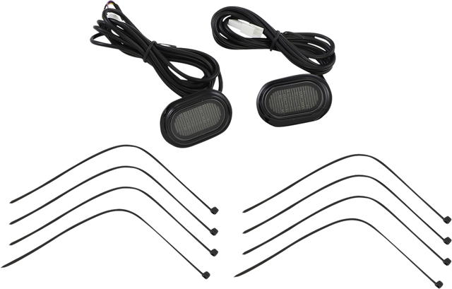 Custom Dynamics Antenna Grommet Light - Smoke Lens - Black CD-PLUG-SB - Cycle City Outdoors