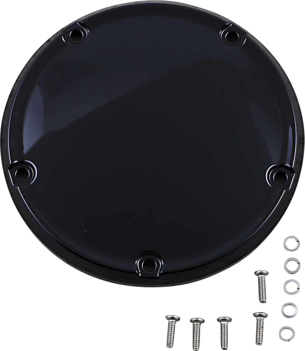 DRAG SPECIALTIES Derby Cover - Gloss Black - Softail D33-0118GB