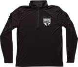 MOOSE RACING Quarter Zip Pullover - Black - XL 3050-5892 - Cycle City Outdoors