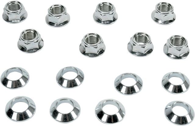 MOOSE RACING Lug Nuts - Locking - 8 Pack - ATV 0223-0044M - Cycle City Outdoors