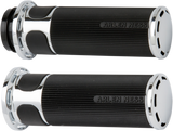 ARLEN NESS Grips - Slot Track - TBW - Chrome 07-302