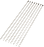 MOOSE RACING Cable Tie - Silver - 14" - 8 Pack 304-0515 - Cycle City Outdoors