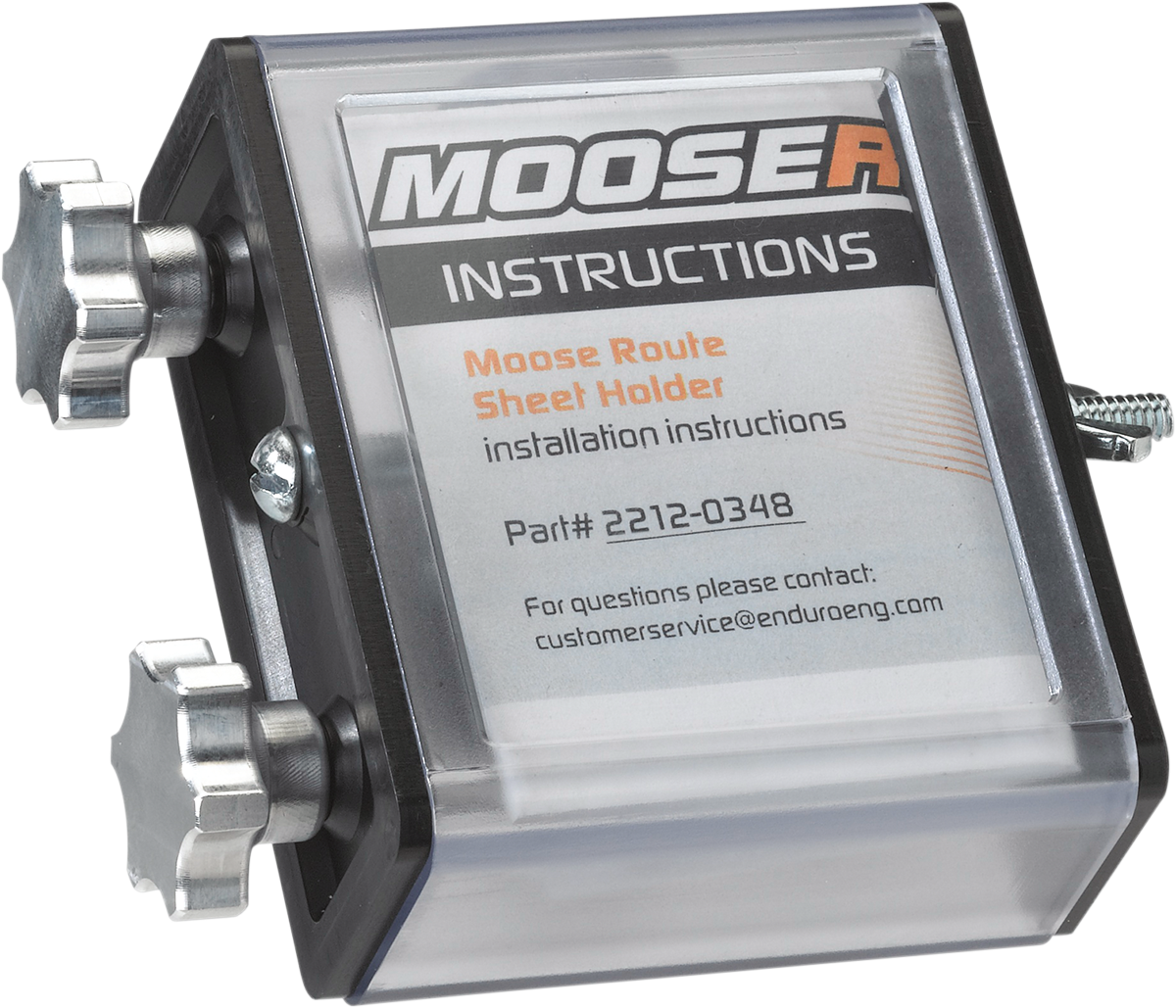 MOOSE RACING Side Load Route Sheet Holder - 2.25" x 2.50" 14-053 - Cycle City Outdoors