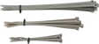 MOOSE RACING Cable Ties - Grey - 30-Pack 303-4688 - Cycle City Outdoors