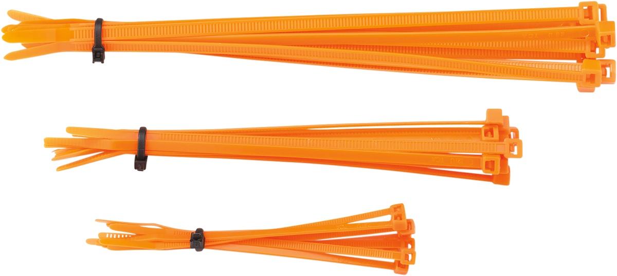 MOOSE RACING Cable Ties - Orange - 30-Pack 303-4682 - Cycle City Outdoors