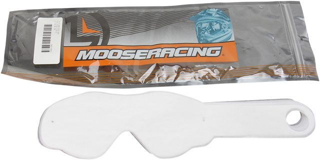 MOOSE RACING Tear-Offs - Moose - Qualifier - 50 Pack 11-50-52 - Cycle City Outdoors