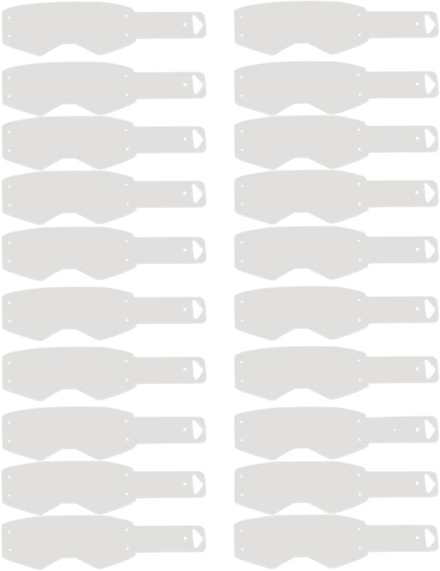 MOOSE RACING Tear-Offs - Scott - Prospect - 20 Pack 11-20-55 - Cycle City Outdoors