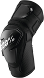 100% Fortis Knee Guards - Black - L/XL 70007-00002