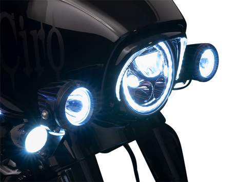 Ciro Spotlight w/ Bracket Mount - Black 45009 - Cycle City Outdoors