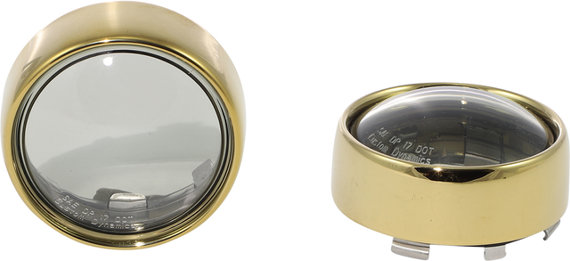 Custom Dynamics Bezel - Gold/Smoke PB-B-BEZ-GS - Cycle City Outdoors