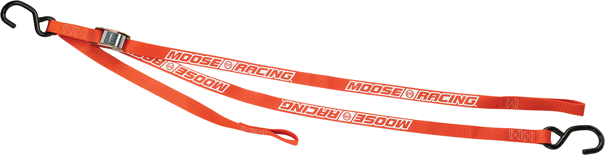 MOOSE RACING Soft-Tie Tie-Downs - Orange 3920-0358 - Cycle City Outdoors