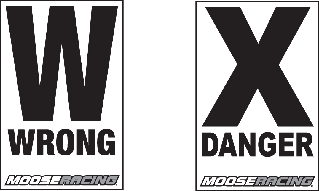 MOOSE RACING Danger/Warn Course Arrow M9000-14PT - Cycle City Outdoors