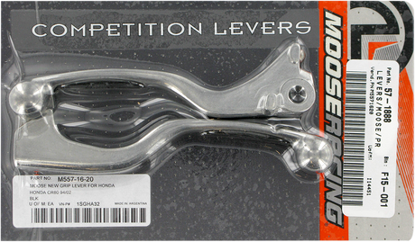 MOOSE RACING Lever Set - Competition - Black 1SGHA32 - Cycle City Outdoors