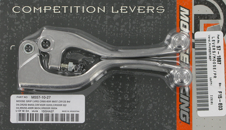 MOOSE RACING Lever Set - Competition - Clear 1SGHA27 - Cycle City Outdoors