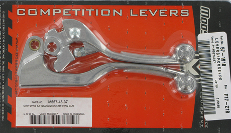 MOOSE RACING Lever Set - Competition - Clear 1SGYG37 - Cycle City Outdoors