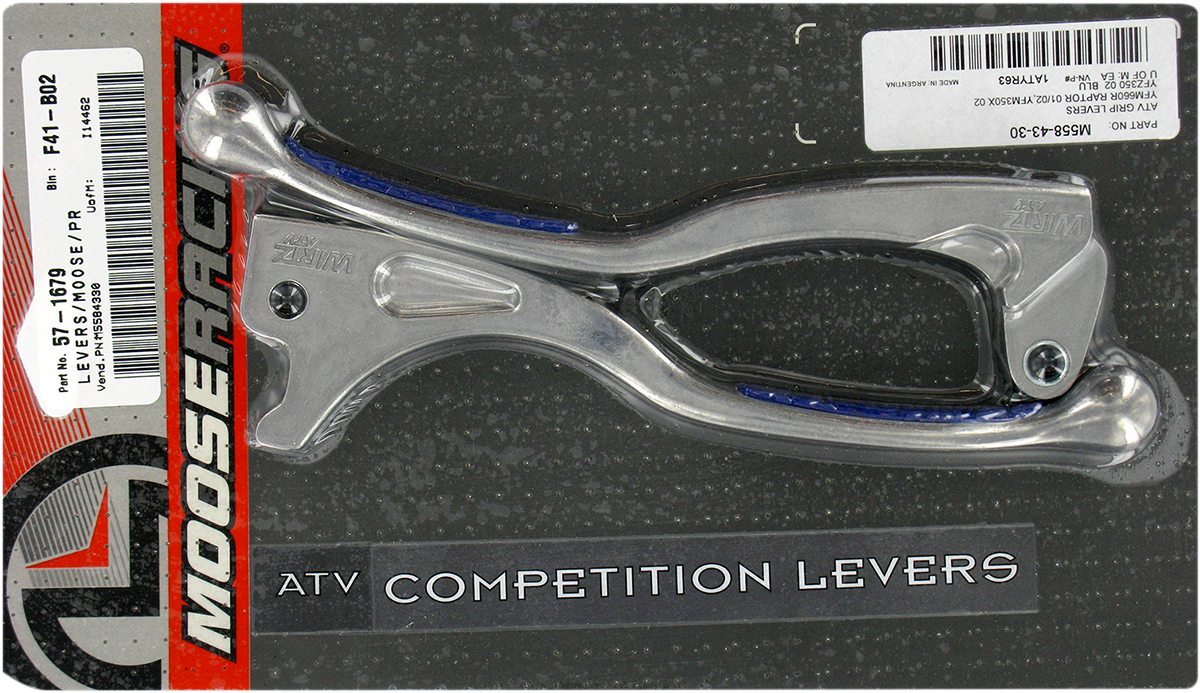 MOOSE RACING Lever Set - Blue 1ATYR63 - Cycle City Outdoors