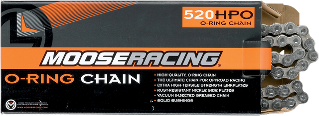 MOOSE RACING 520 HPO - O-Ring Chain - 114 PLT M573-00-114 - Cycle City Outdoors