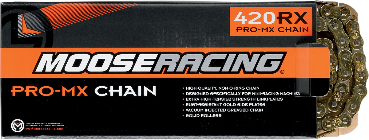 MOOSE RACING 420 RXP Pro-MX Chain - Gold - 100 Links M576-00-100 - Cycle City Outdoors
