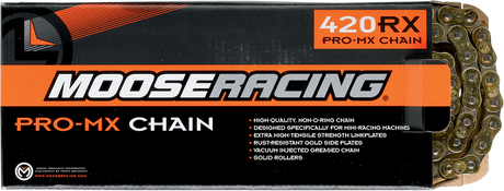 MOOSE RACING 420 RXP Pro-MX Chain - Gold - 100 Links M576-00-100 - Cycle City Outdoors